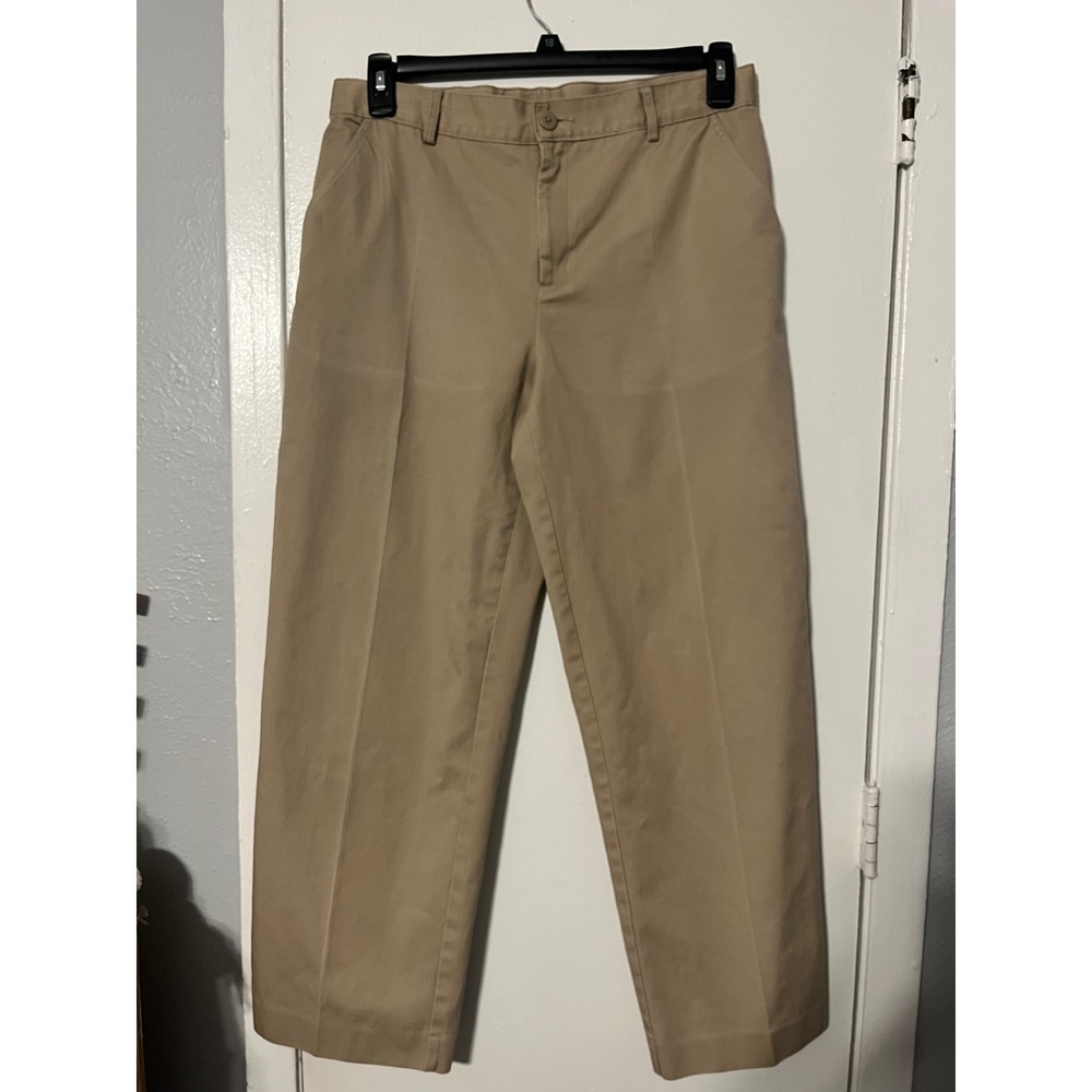 Austin‎ Trading Co Khaki Chino Pants Tan Straight Leg School Uniform 20H 33x28